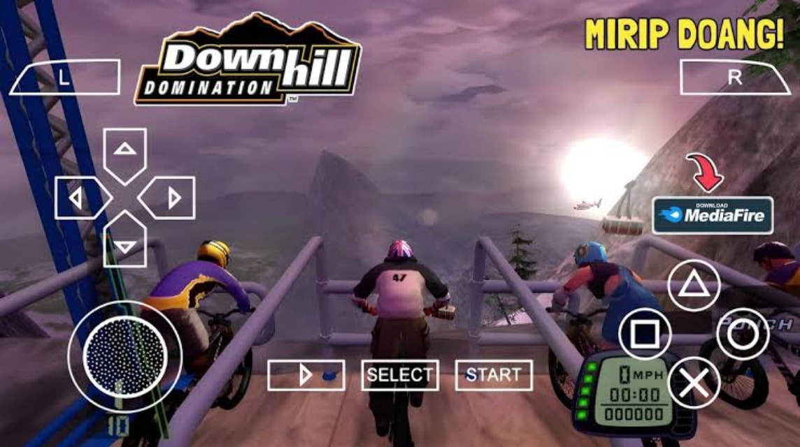 Downhill PPSSPP