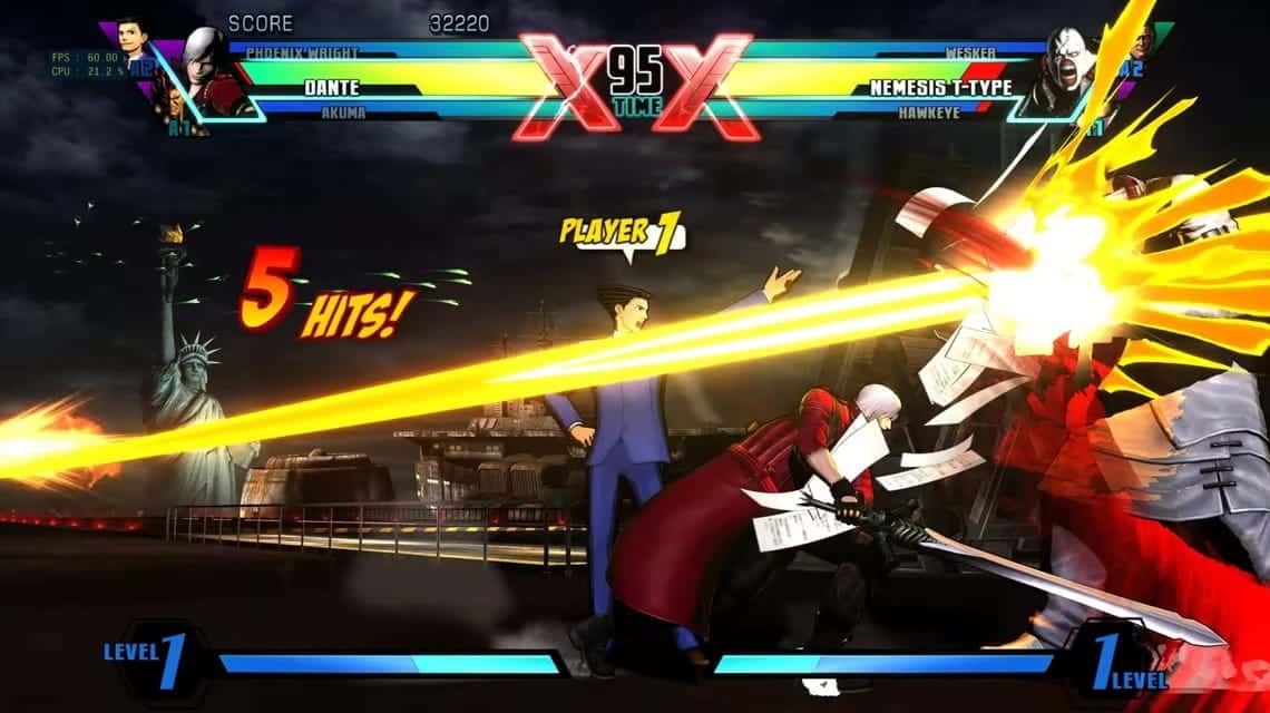 Emulator PS3 - Marvel vs Capcom